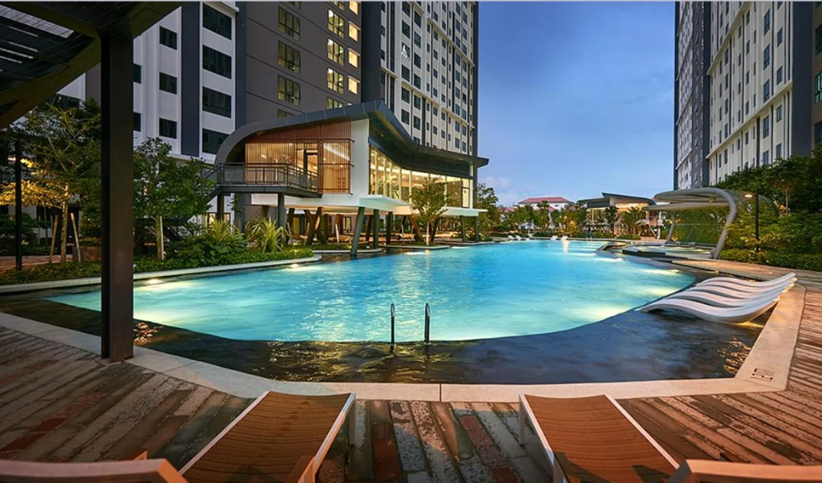 Swimming pool facility at an UrbanNest residence